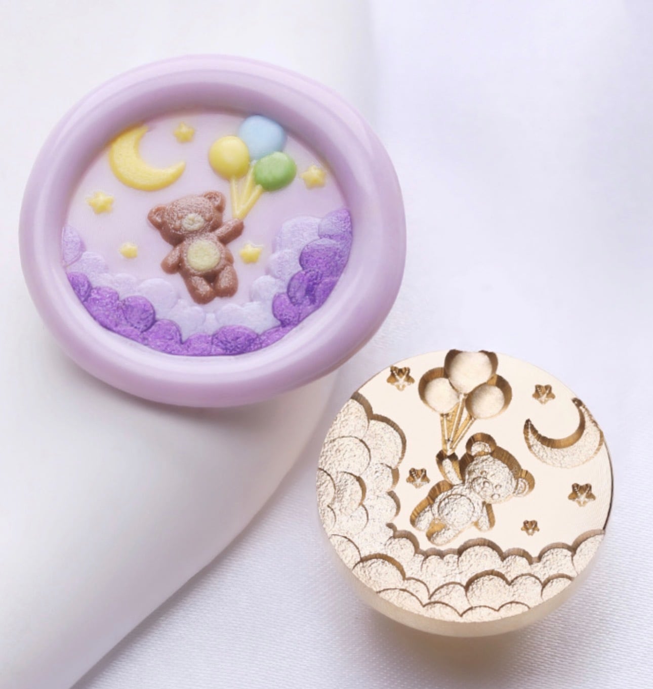 スタンプ(バルーンくまちゃん)