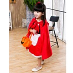 予約 コスプレ服 キッズ 赤ずきんちゃん 衣装 子供用 女の子用 仮装 童話コスプレ 童話キャラクター 赤ずきん コスチューム ハロウィン クリスマス 学芸会 パーティー イベント 変身コスチューム 可愛い マント付き ワンピース セット kids11