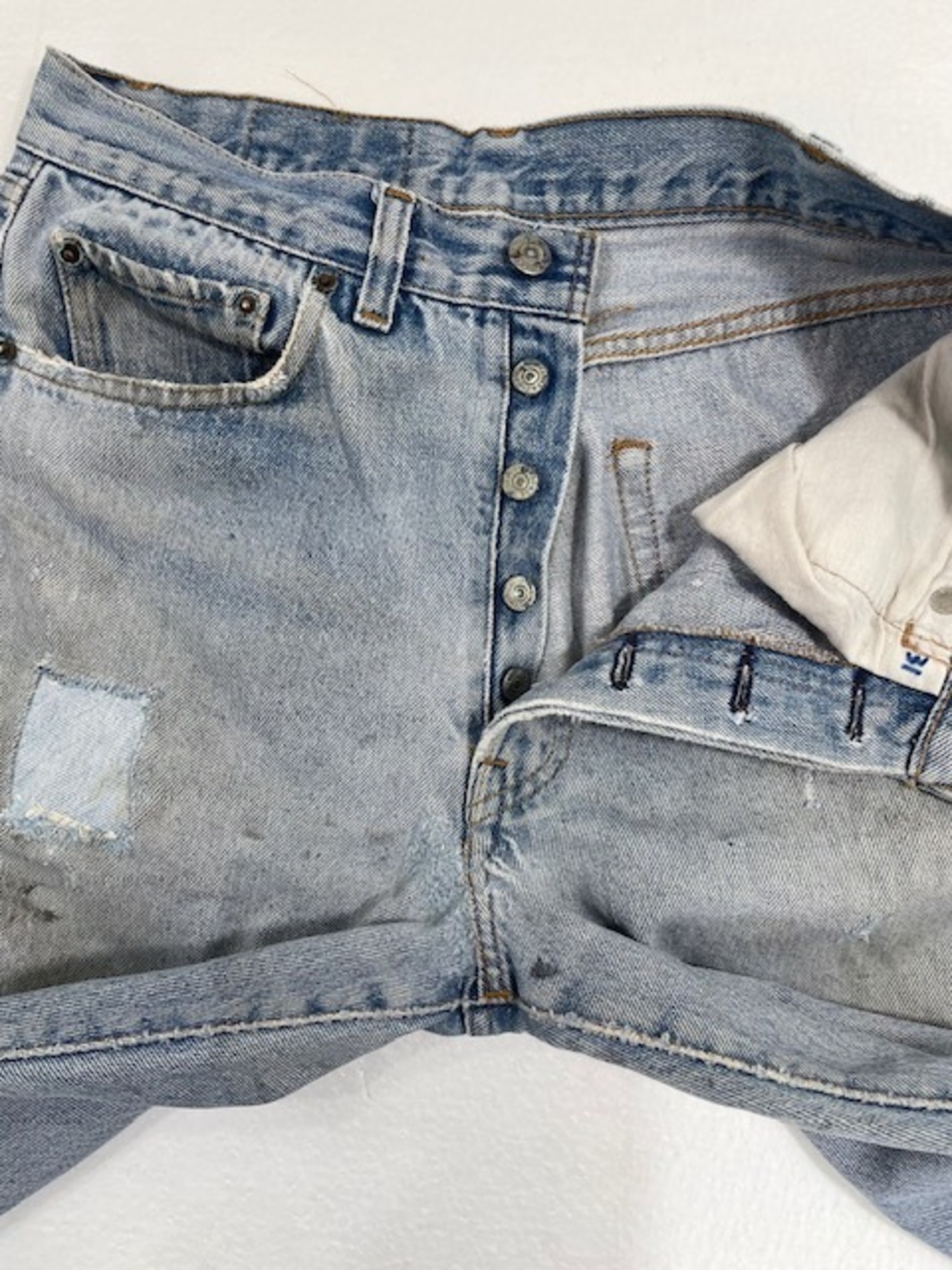 M-247 リーバイス Levis501レギュラー古着 1980年代米国製刻印553  W 74cm(ぐるり） 股下 76cm