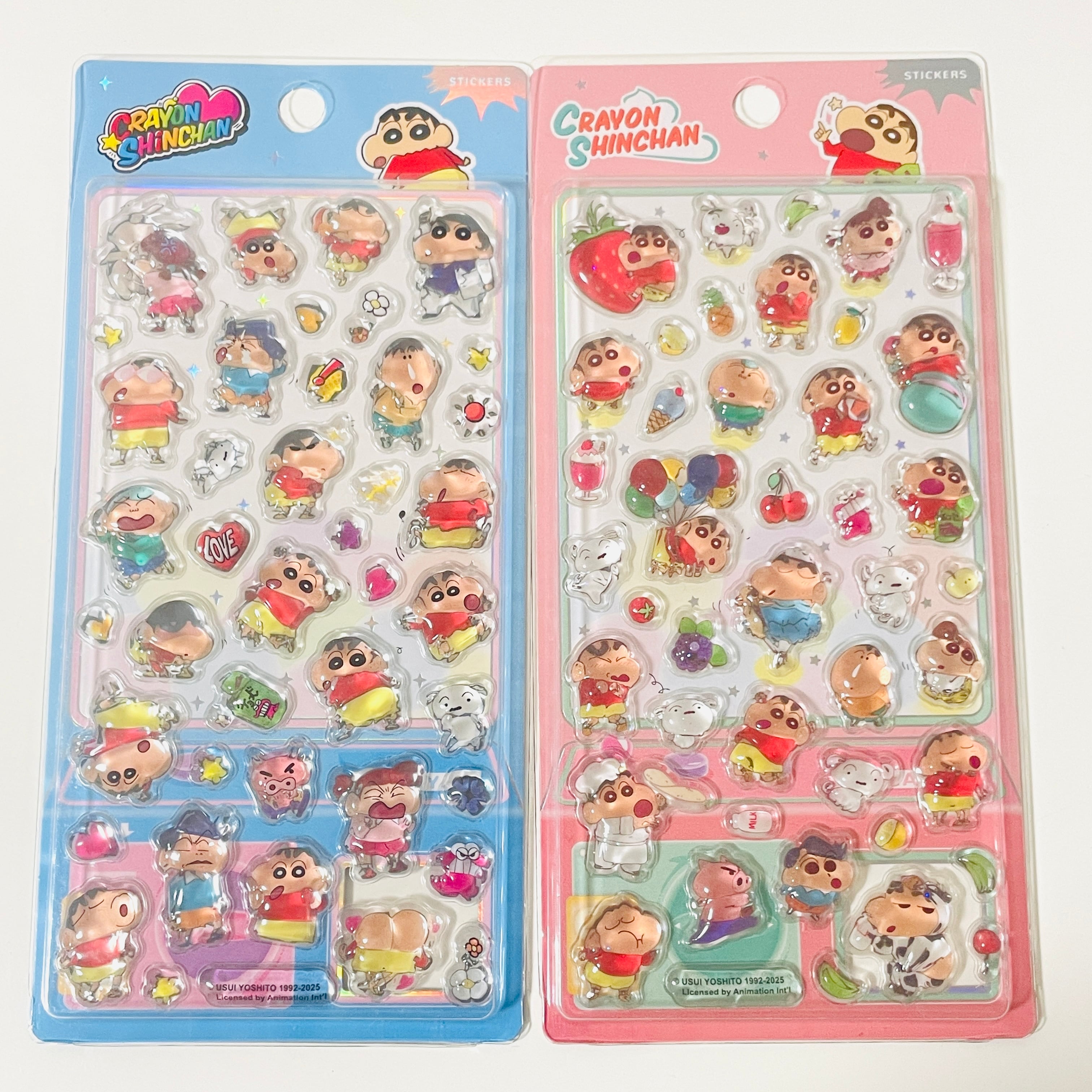 海外限定 クレヨンしんちゃん 公式ライセンス品 2種セット 3D