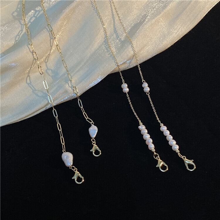 アンティーク調パールマスクチェーン・メガネチェーン