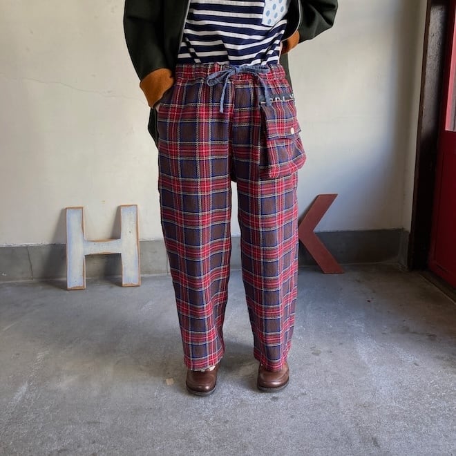 アルピーノポケットパンツ Girl's タータンチェック 53P106 サイズM