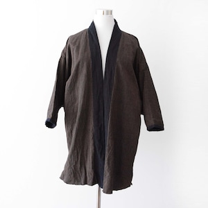 野良着 木綿 着物 縞模様 ジャパンヴィンテージ 昭和 | Noragi Jacket Men Kimono Cotton Stripe Japan Vintage