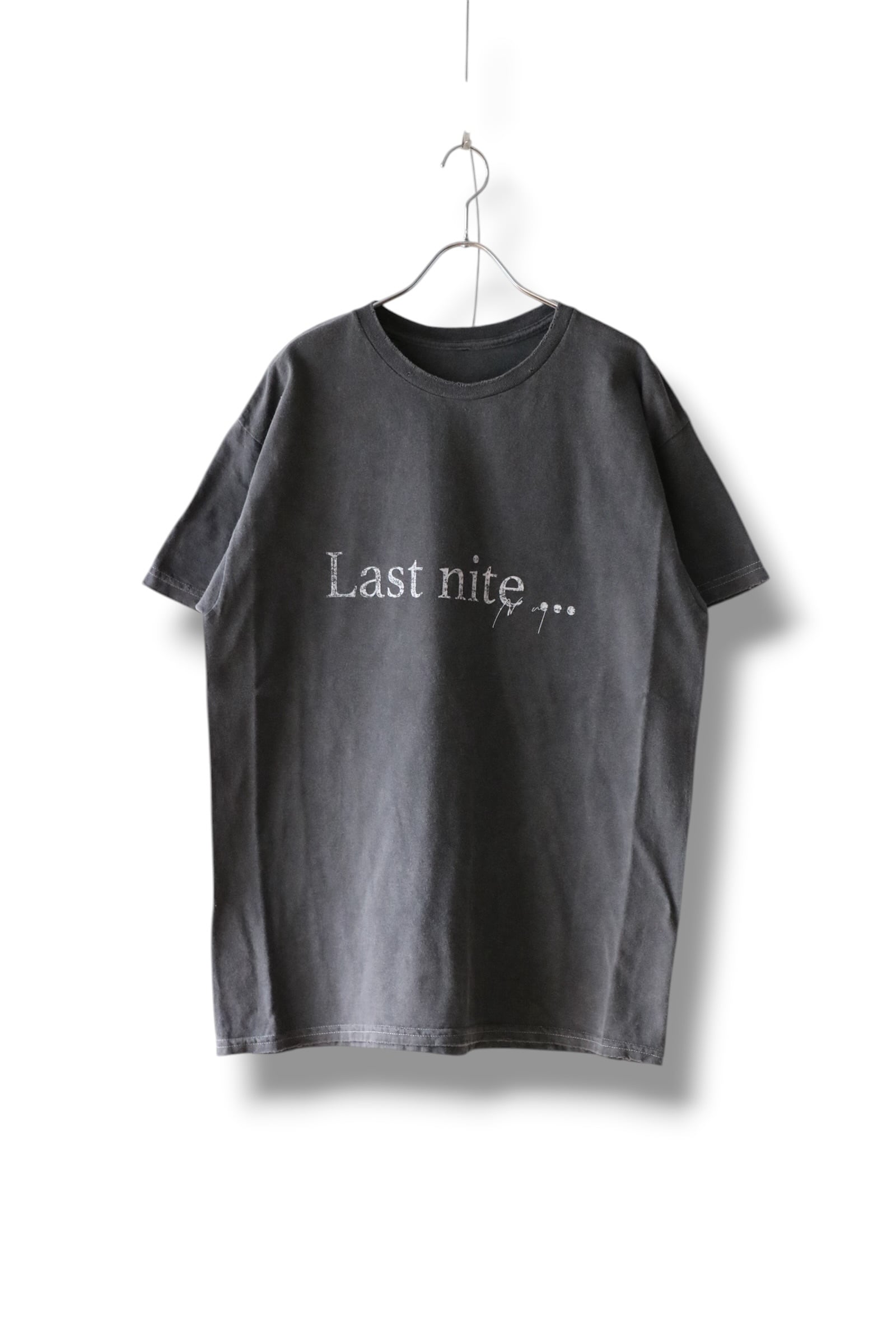 ancellm アンセルム Tシャツ ヴィンテージ加工 ブラック Ancellm -LAST NITE SS- / ANC-CT168 / アンセルム ラストナイト T