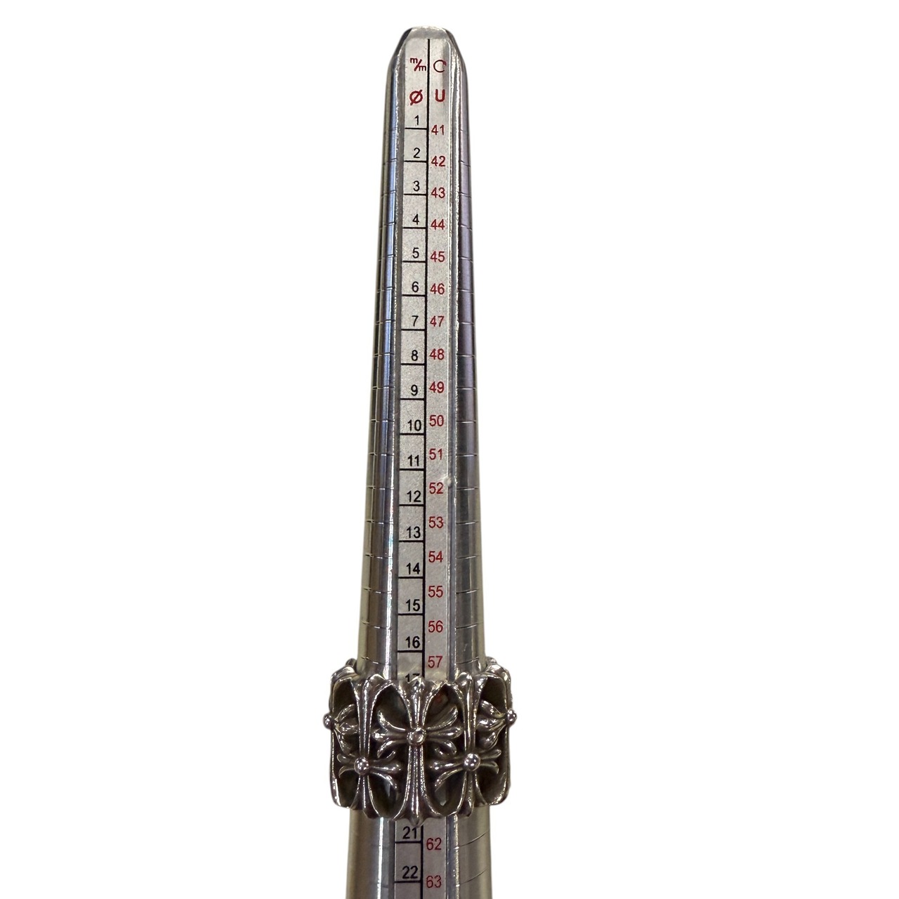 【CHROME HEARTS】クロムハーツ セメタリー リング 20号