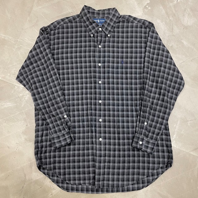 90年代 ポロバイラルフローレン 半袖シャツ 総柄 Open Collar 