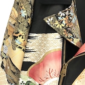再構築 リメイク着物ライダースジャケット KIMONO RIDERS JACKET 【 rd06】
