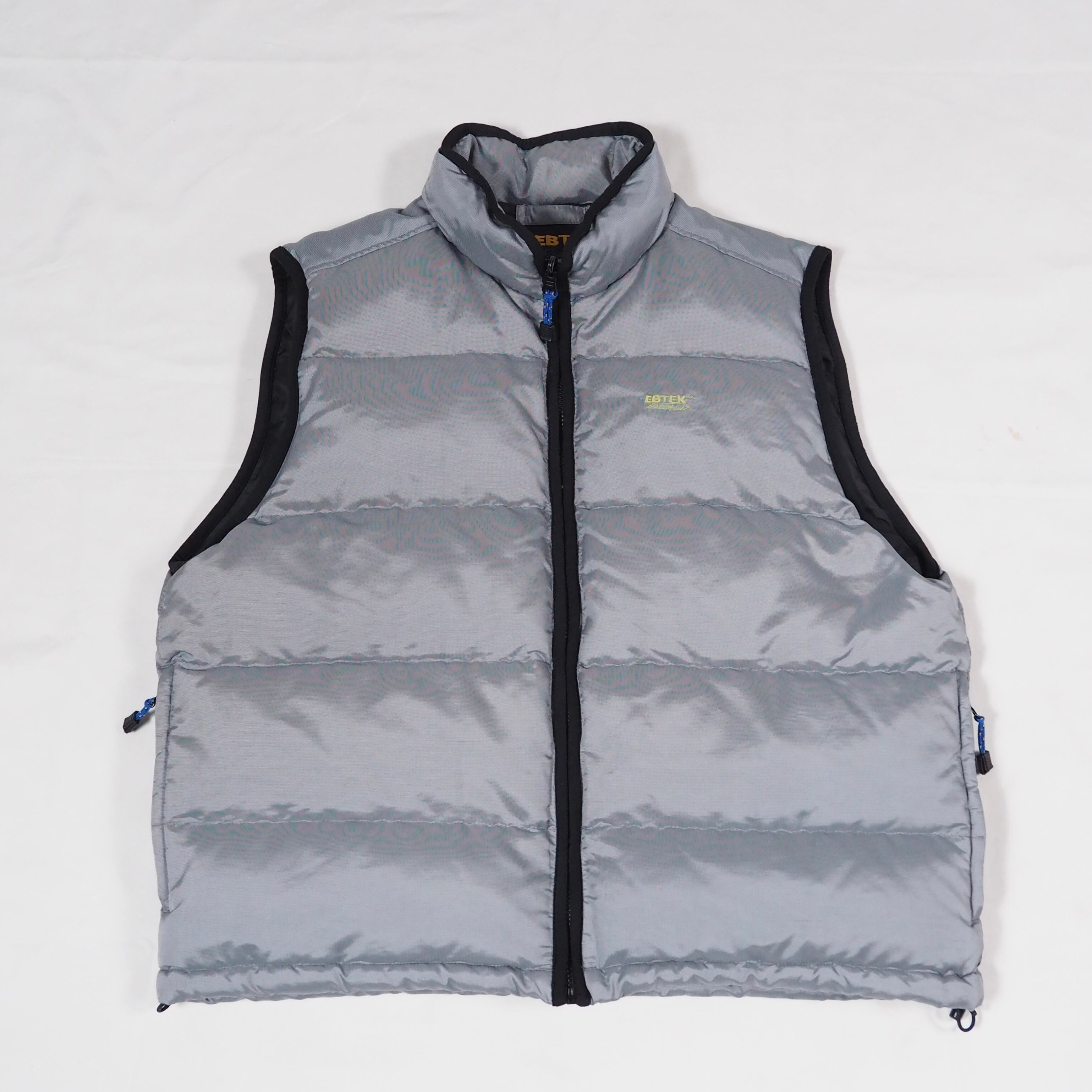 Eddie Bauer EBTEK down vest silver L エディーバウアー ダウンベスト