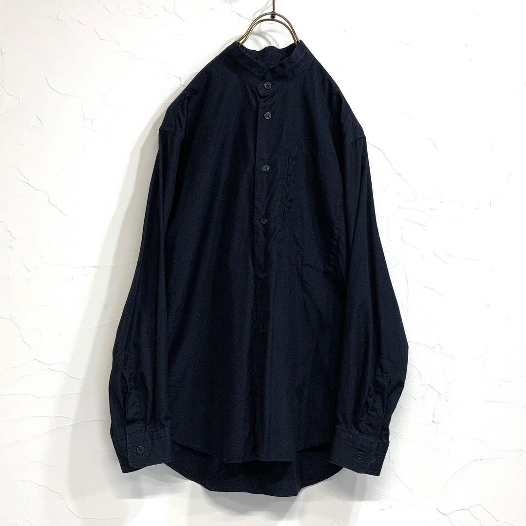 00s ISSEY MIYAKE イッセイミヤケ バンドカラー デザインシャツ | 古着 