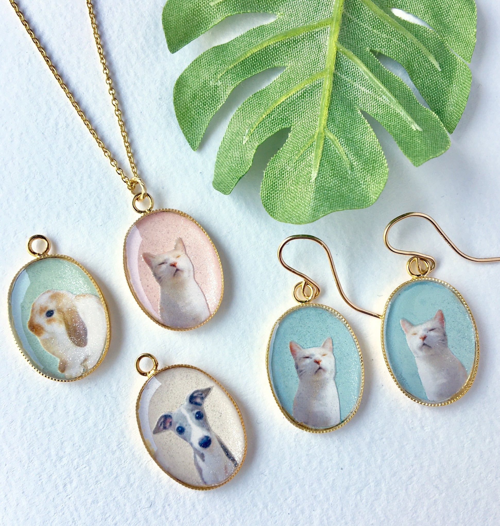 お得！同デザイン3点セット MY PETSオーダーアクセサリー （ピアス