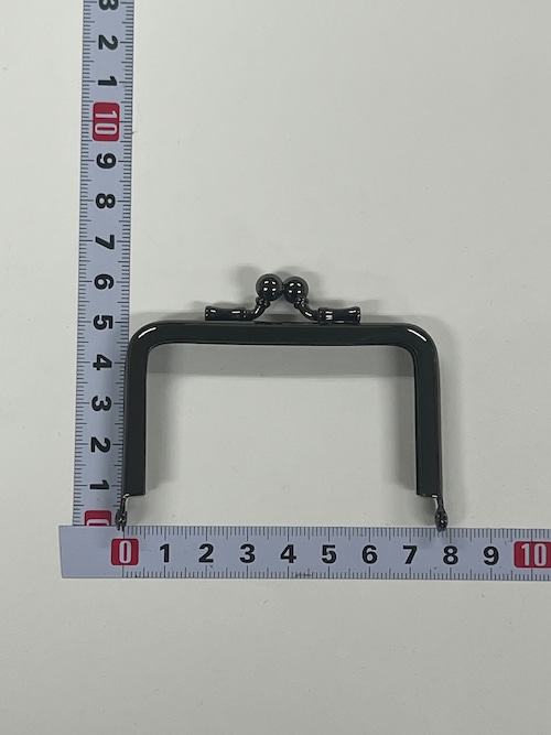 ２５×１7(横約7.8㎝×高さ約5.3㎝）　7㎜竹玉　（ブラック）
