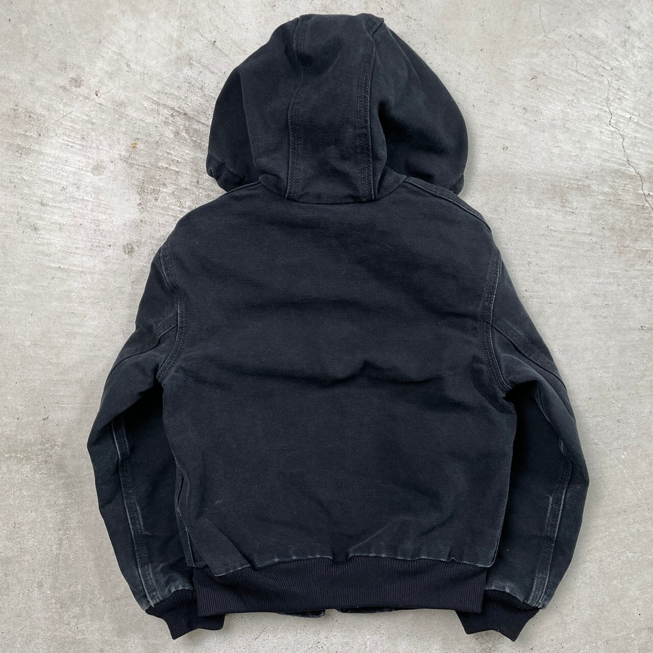Carhartt キッズ ジャケット 黒 フード付き アクティブジャケット Kids】Carhartt カーハート ダック地 アクティブジャケット ワーク