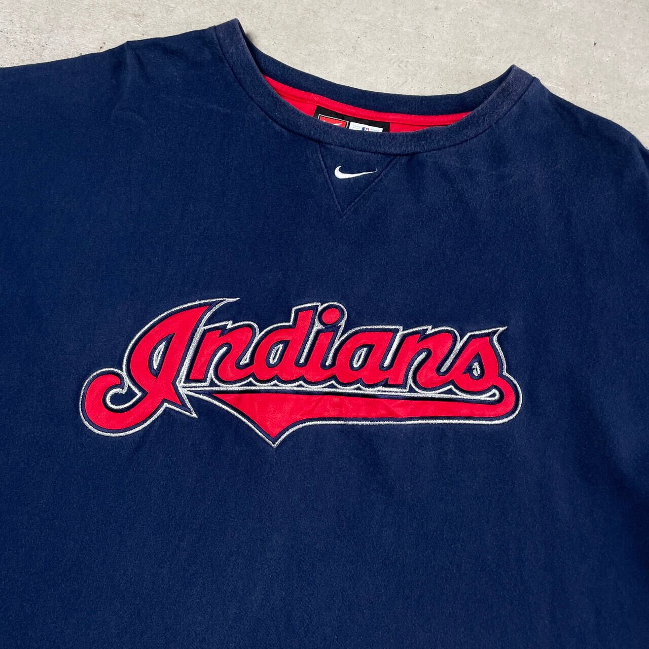 00年代 NIKE TEAM ナイキ MLB CLEVELAND INDIANS チームロゴ ワッペン 