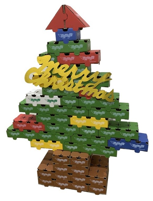 大人気！【送料込】段ブロック DE クリスマスツリー（ラージ）