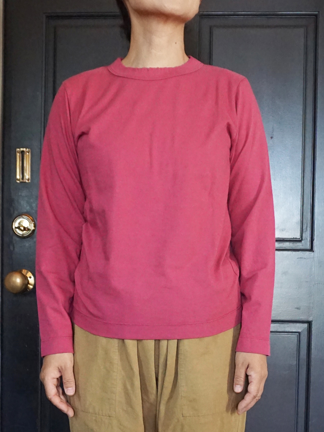 homspun (ホームスパン)天竺Tシャツ 長袖