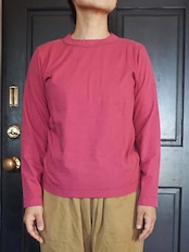 homspun (ホームスパン)天竺Tシャツ 長袖