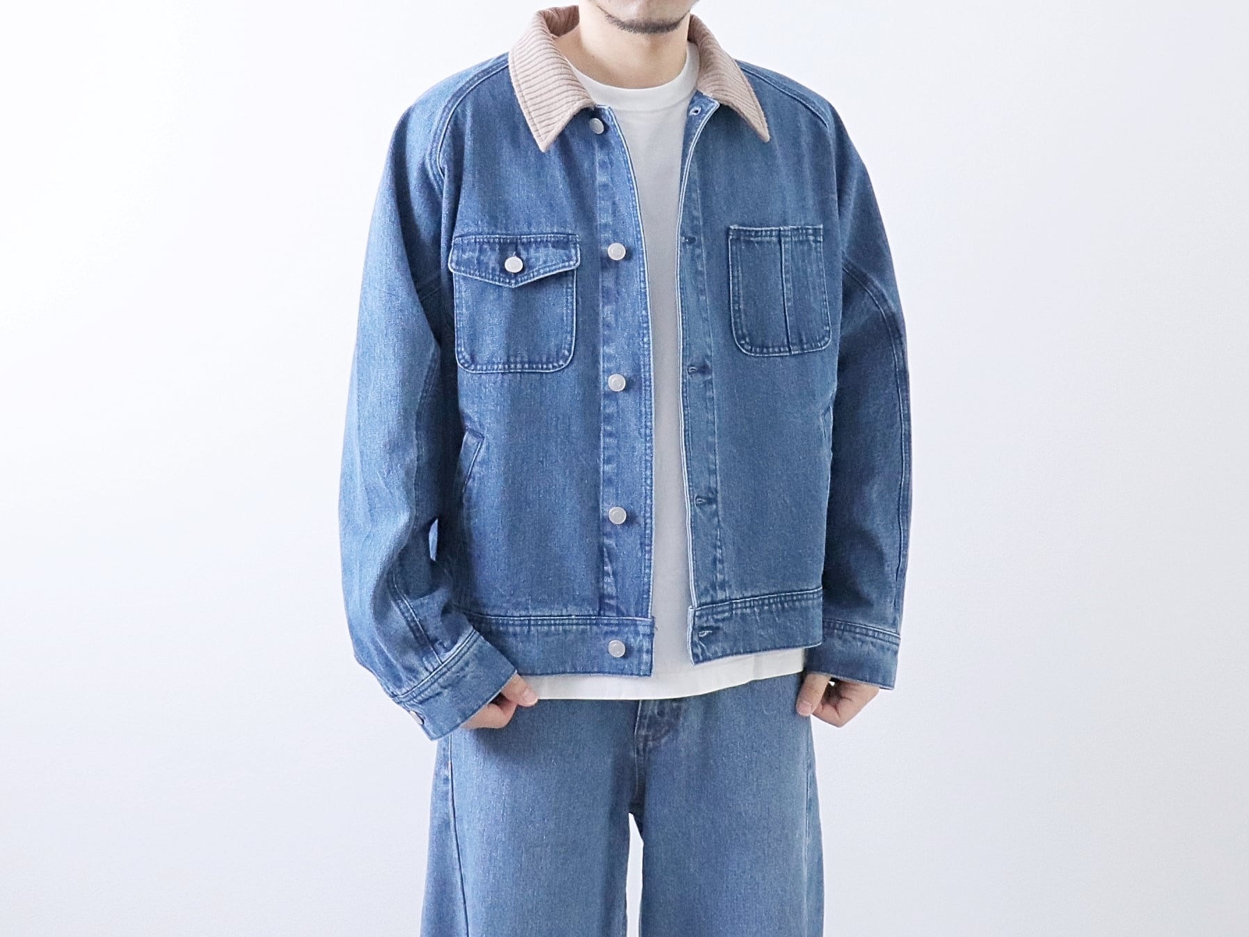 KELEN / DOLMAN SLEEVE DENIM JACKET "WALDO" - INDIGO　ケレン / ドルマンスリーブ デニム ジャケット - インディゴ