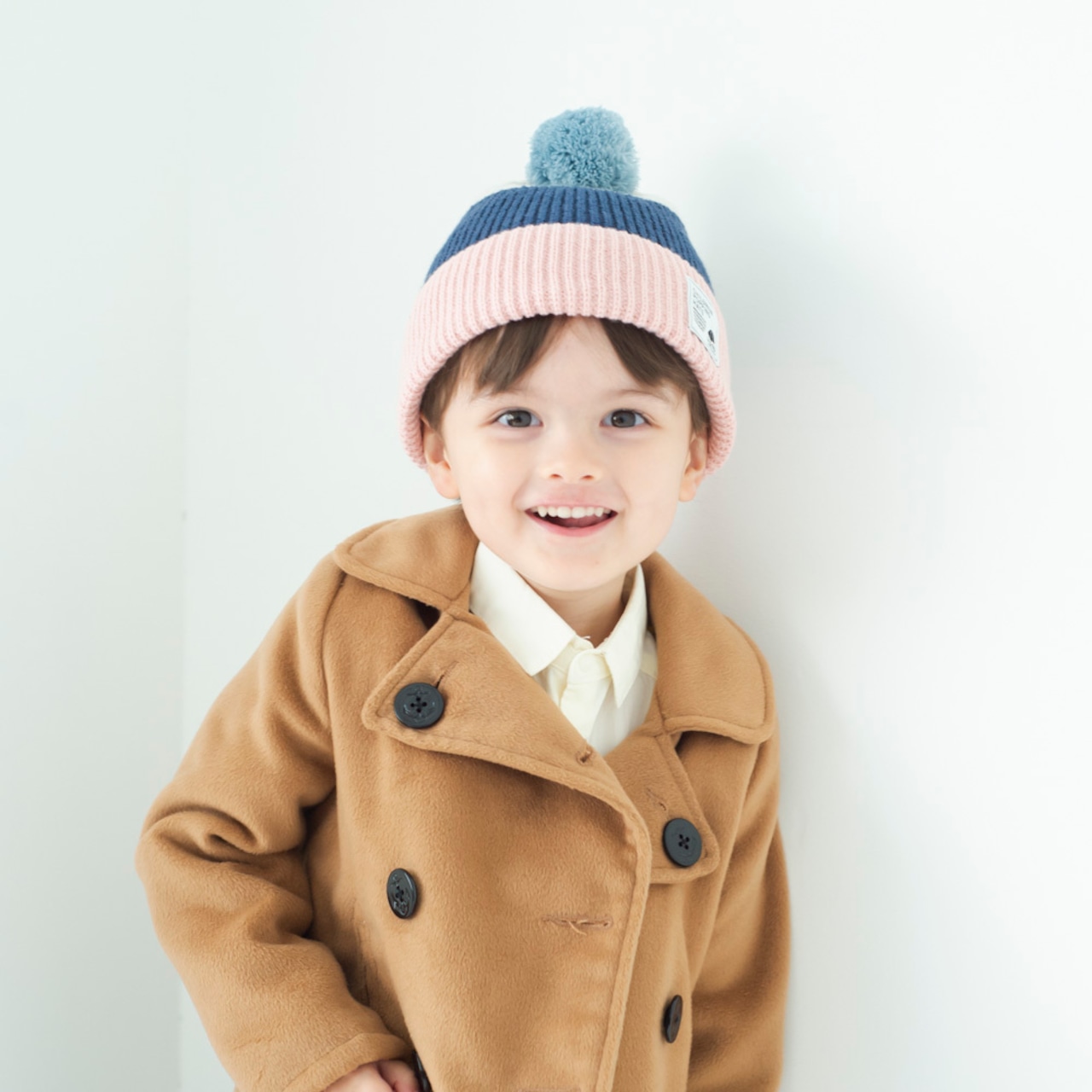 ニットキャップ【マルチピンク】52cm 全3色 推奨年齢3歳〜7歳