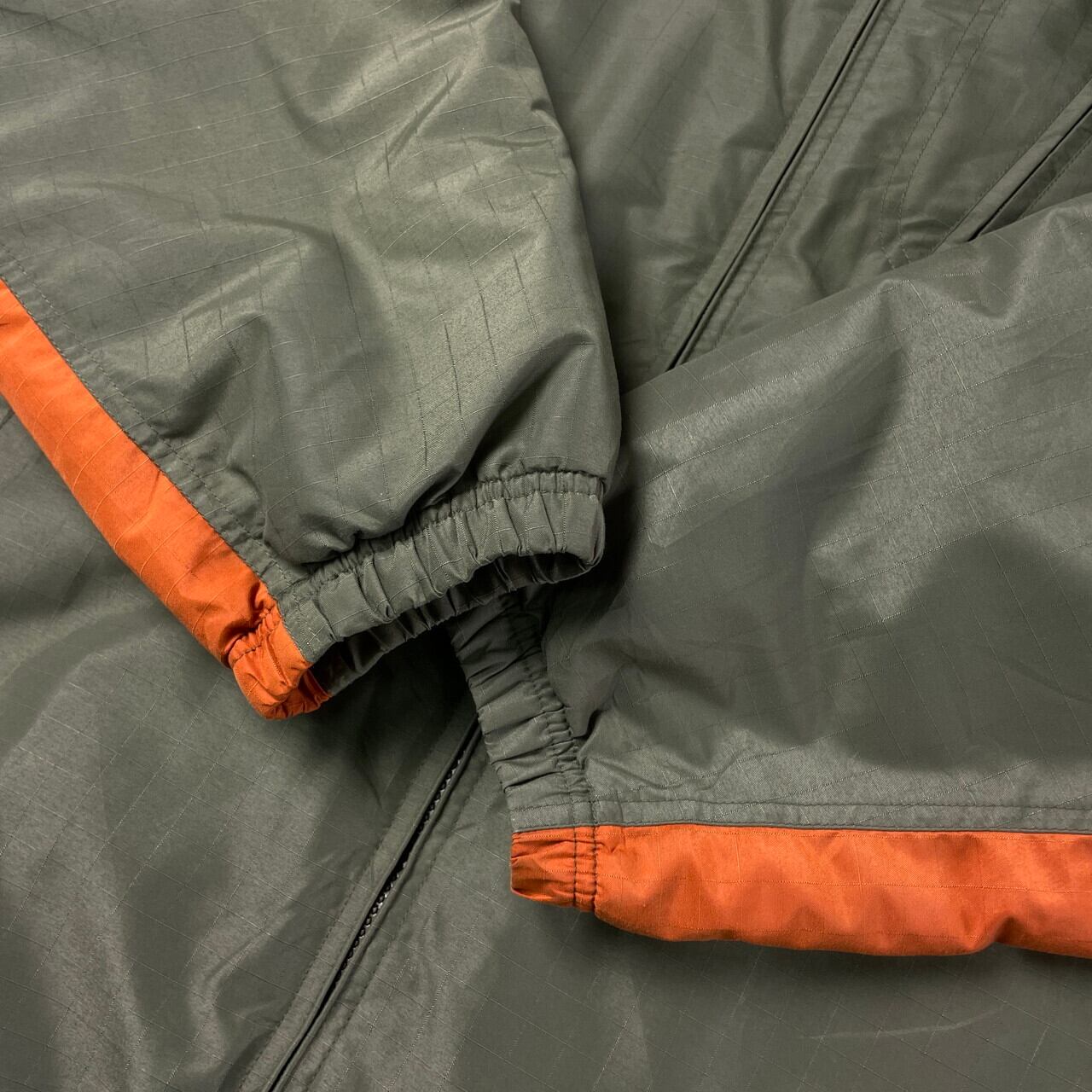 VTG PUMA Rib Puffer Jacket Gray×Orange M VTG PUMA Rib Puffer Jacket Gray×Orange M
