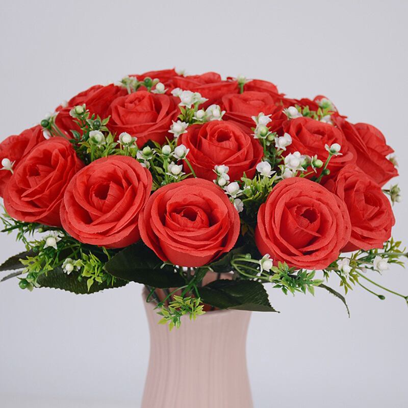 コスプレアイテム 撮影用アイテム 薔薇 ミニフラワー 花束 ブーケ 造花