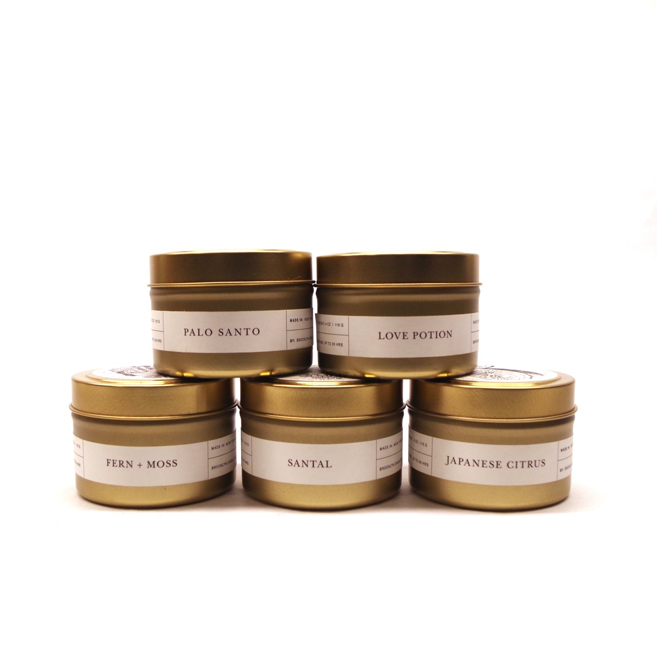 Brooklyn Candle Studio　GOLD TRAVEL CANDLE 再入荷