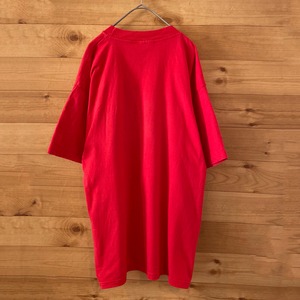 【YOOL】スペイン製 プリントTシャツ X-Large 赤 HOLIDAYS us古着