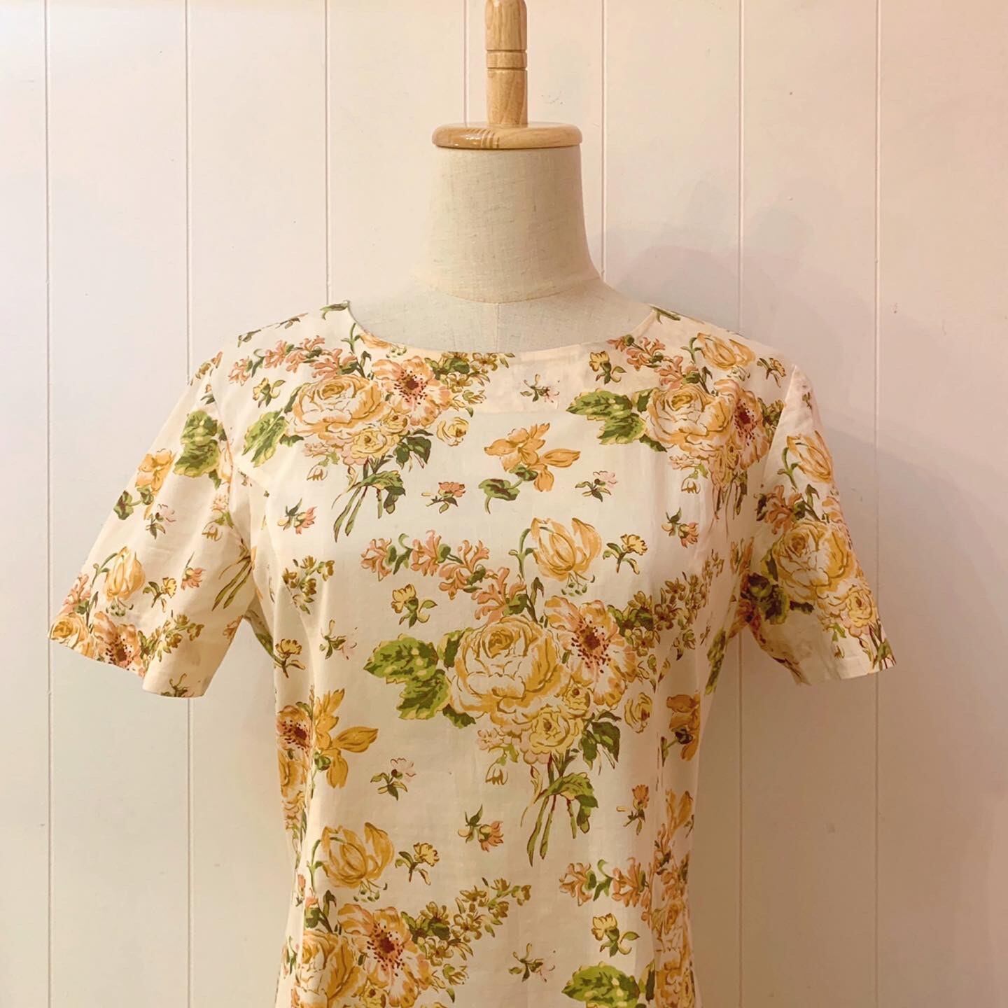 / orange rose one-piece