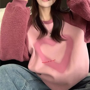 スウェット トップス プルオーバー トレーナー ドッキングスウェットプルオーバー 異素材プルオーバー ラウンドネック 長袖 ボリュームスリーブ オーバーサイズ ドロップショルダー レディース かわいい 大人可愛い おしゃれ ガーリー エレガント キュート きれいめ 上品 お出かけ ショッピング 休日 通勤 通学 デート 女子会 イベント 旅行 体型カバー ゆったり スタイルUP デイリー 万能 普段使い フェミニン カジュアル マニッシュ 高見え 鮮度アップ