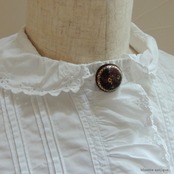 アンティークジュエリー ピクウェ ブローチ 【薔薇・すみれ】（ソーティングメモ付）