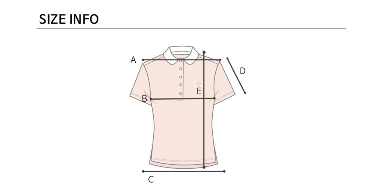 GOXO ゴーエックスオー ゴルフウェア ハートアタック半袖Tシャツ ピーチ