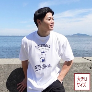 カタブル Tシャツ #2【ホワイト】《2XL-3XL》大きいサイズ