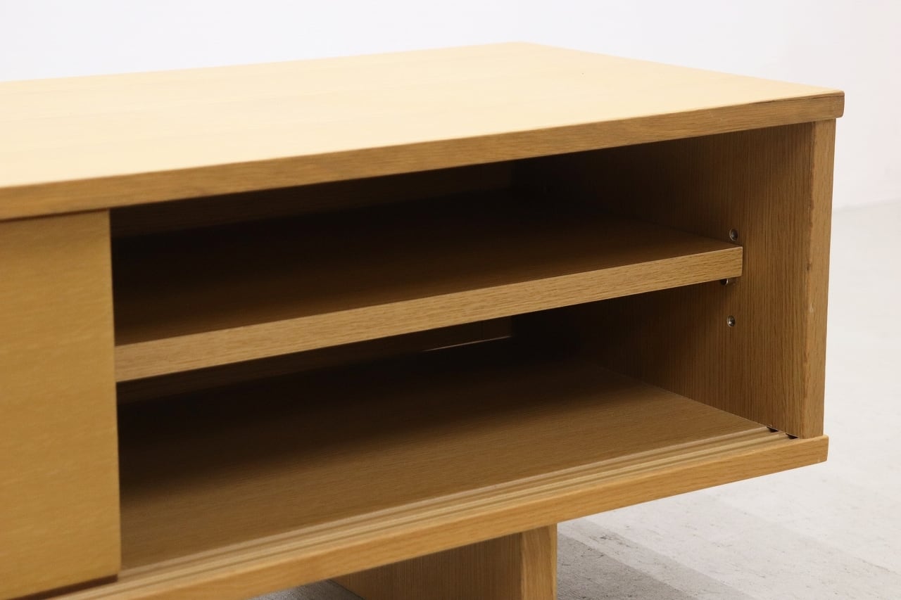 沼津店】MUJI 無印良品 オーク材 薄型 AVラック テレビ台 TV