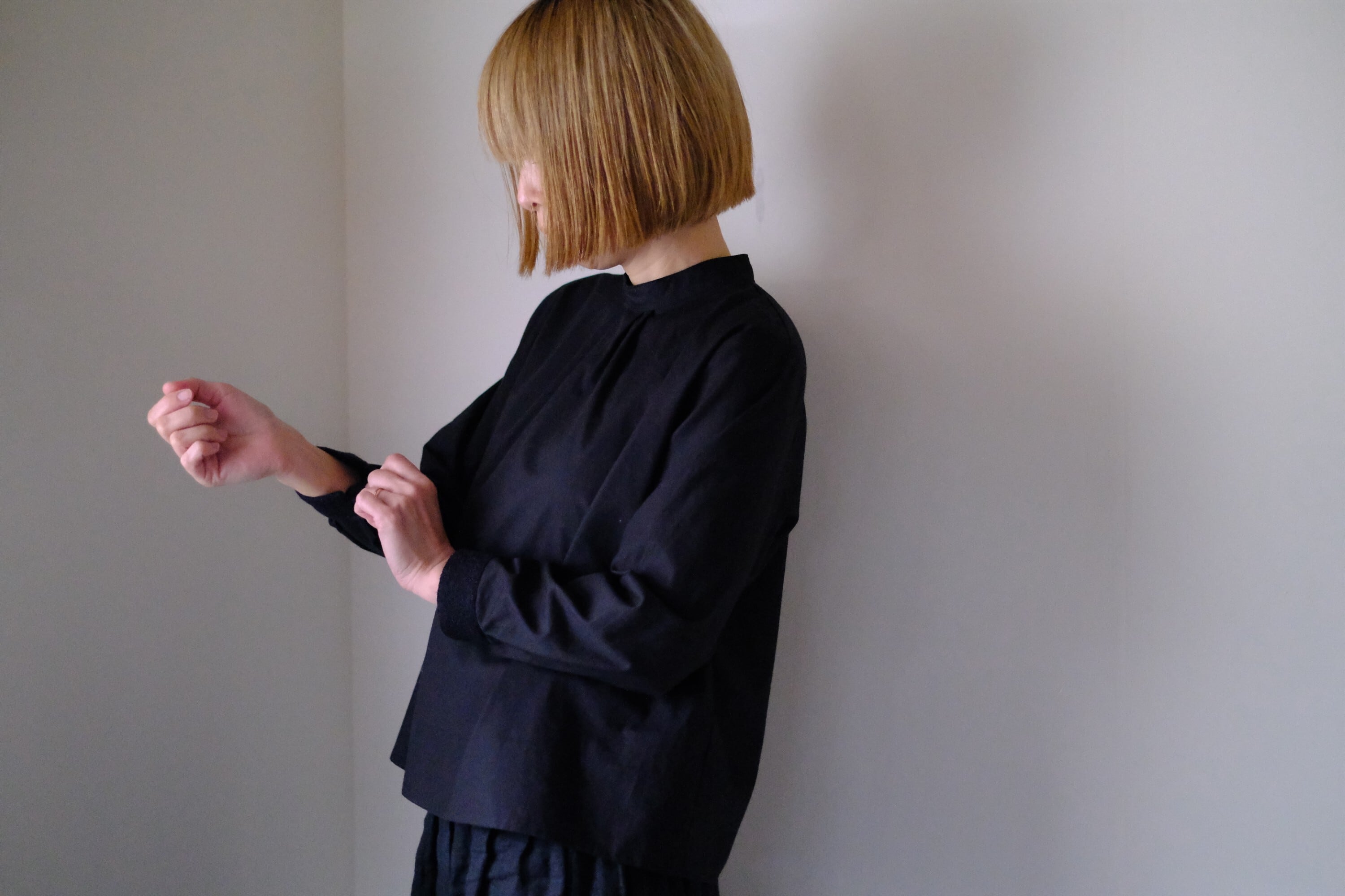 バックボタンブラウス CL-160