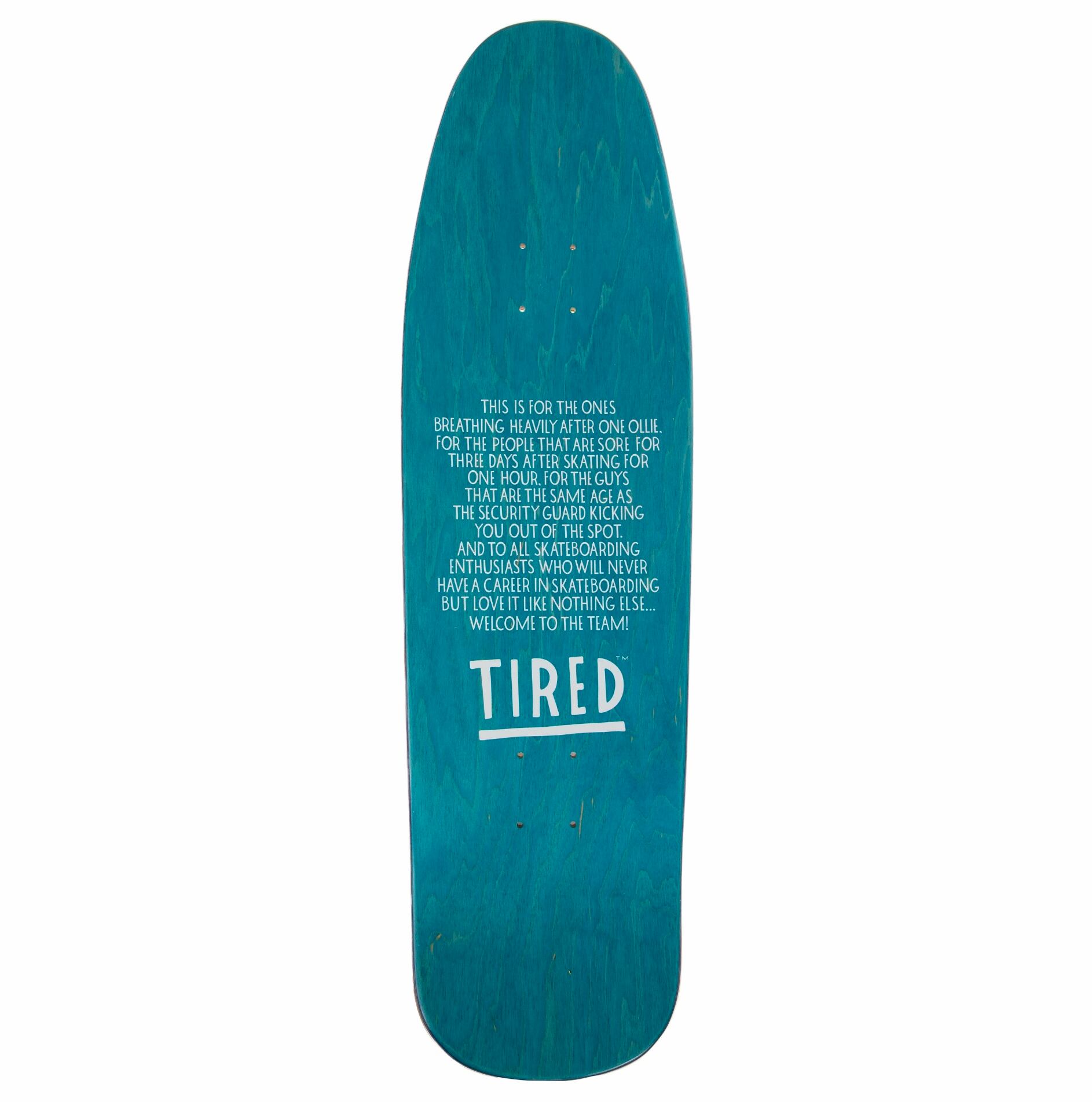 TIRED /SHELF LIFE BY BRIAN LOTTI DECK (SHAPED) 9.22 | youth
