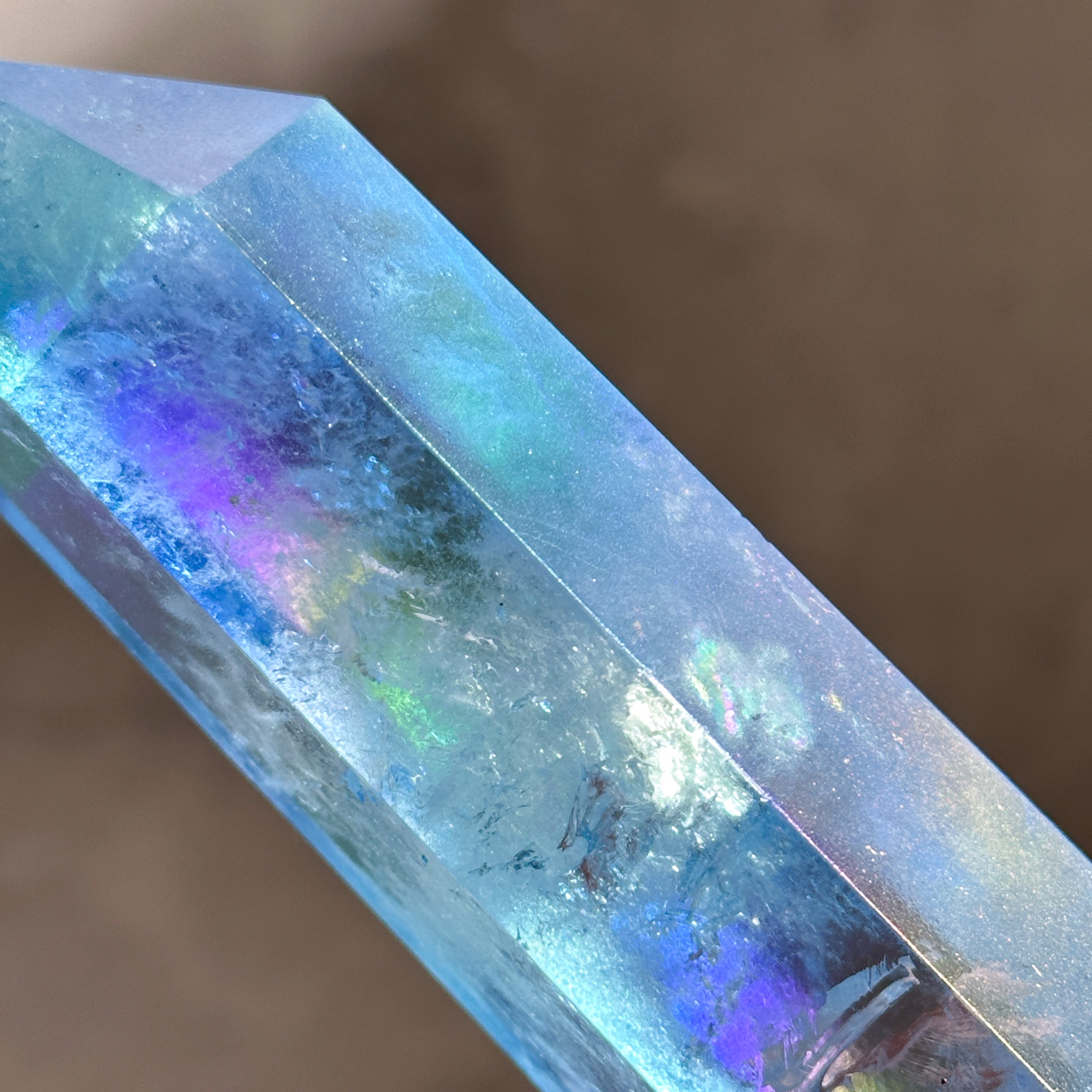 ブルーオーラクォーツ タワー22✧ Blue Aura Quartz ✧天然石・鉱物