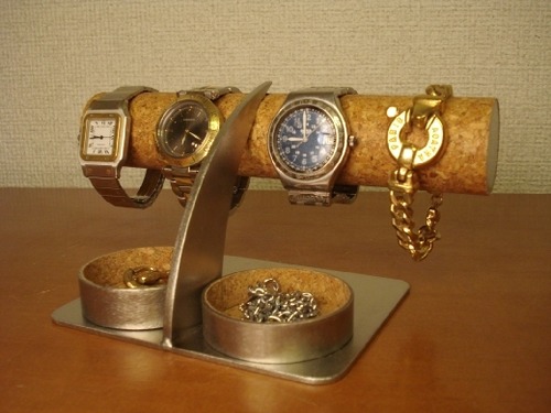 腕時計スタンド　腕時計スタンド 高級　腕時計スタンド おしゃれ　ウオッチスタンド　腕時計スタンド 4本　丸ダブルトレイ腕時計スタンド　ak-design　N 81024
