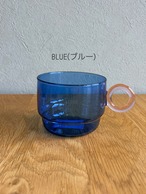 耐熱スタッキングガラスマグ カラフル ギフト