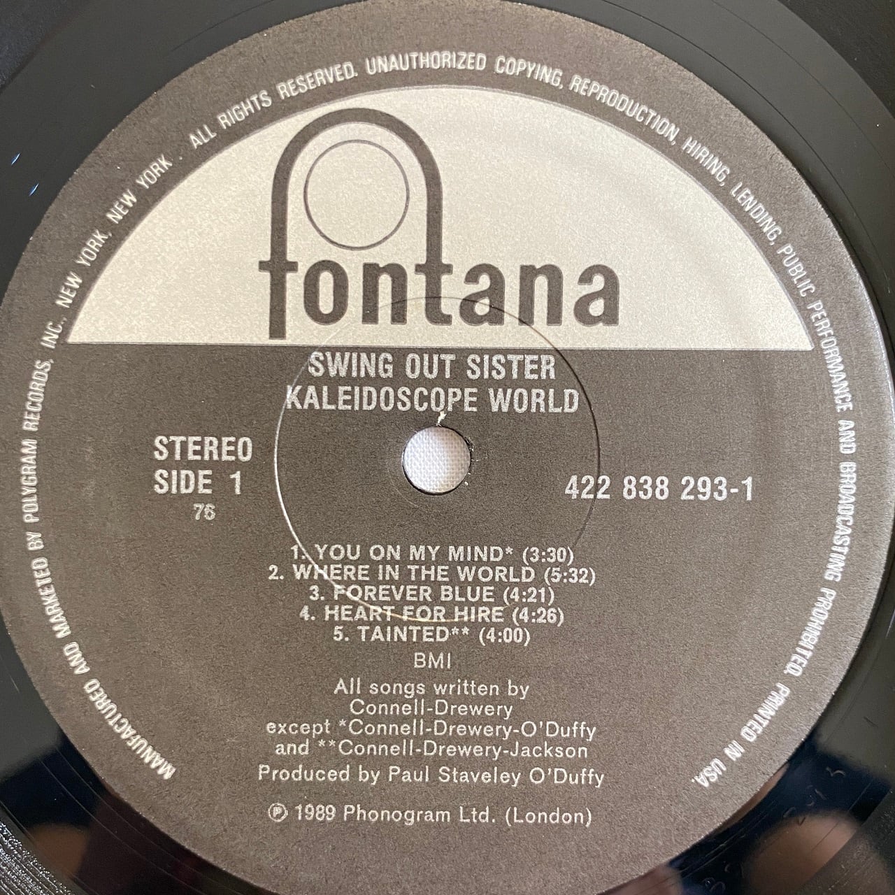 LP】Swing Out Sister – Kaleidoscope World | マメシバレコード