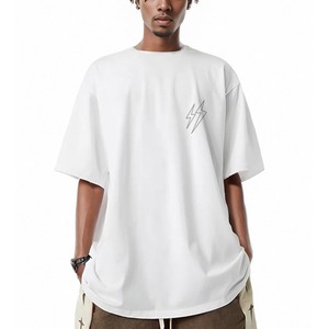 Chest logo drop shoulder tee 1390