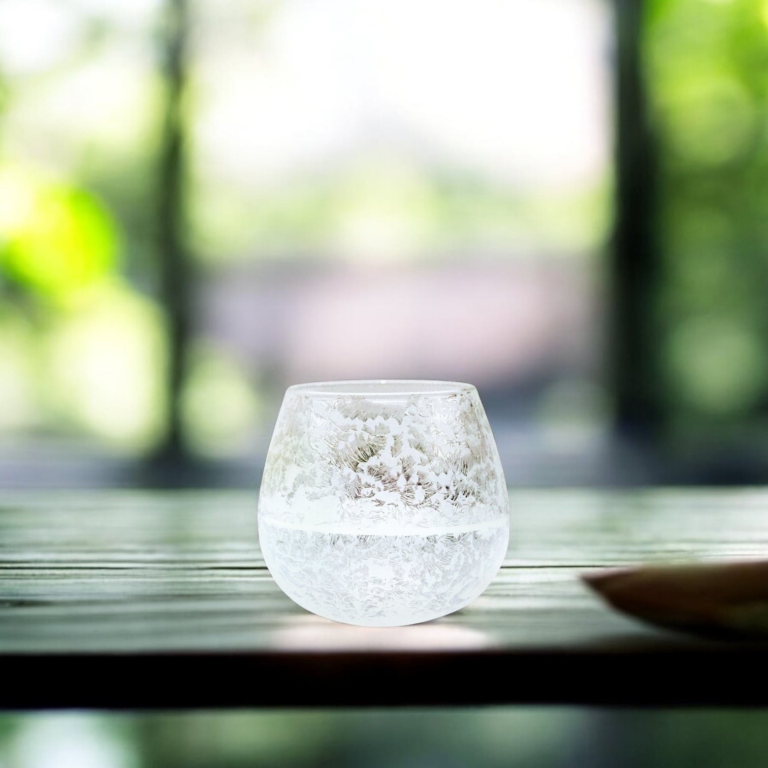 陽／揺らめくグラス／桐箱／320ml | 結霜月華-KessouGekka/古き良きを