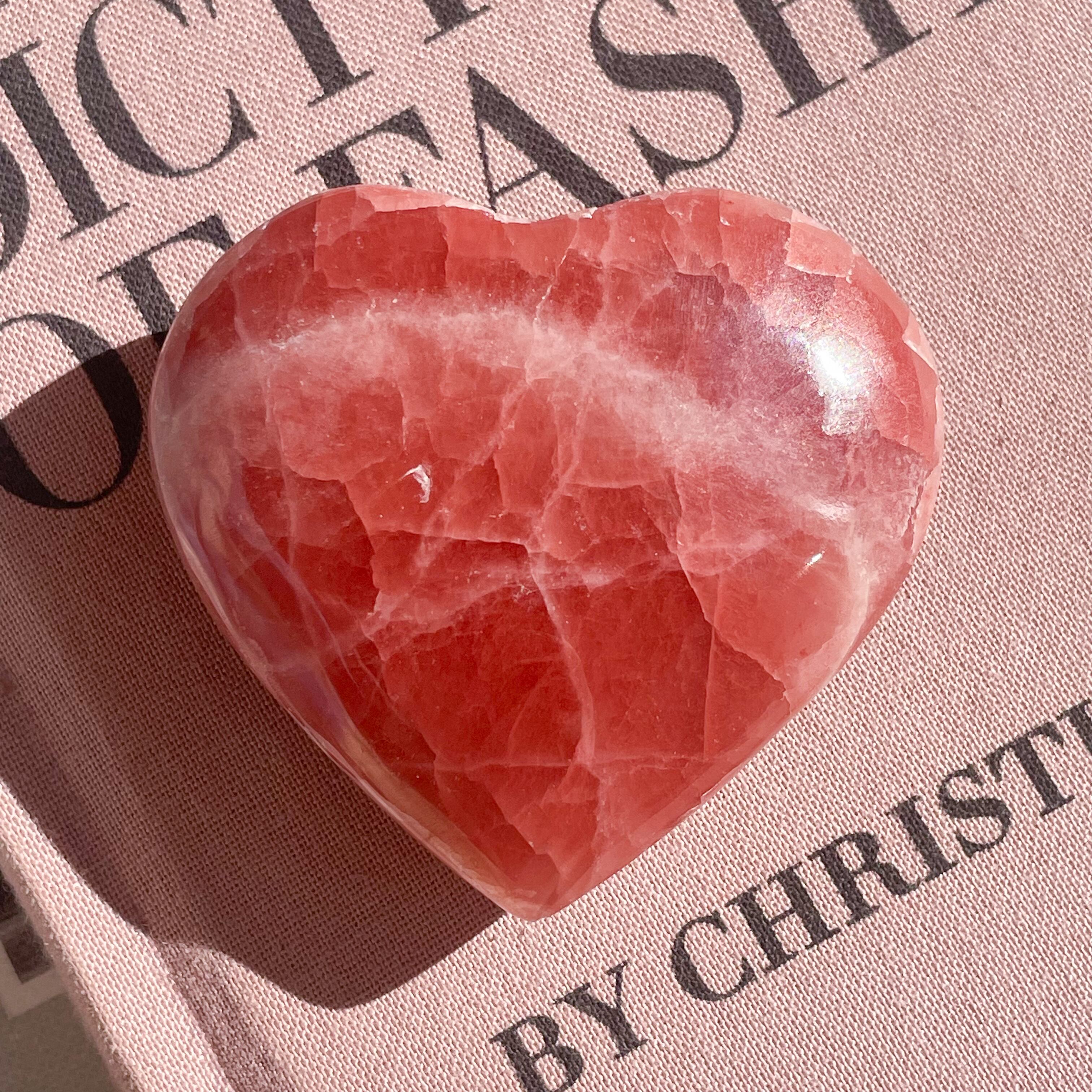 Rose Calcite Heart 2 ✧ ローズカルサイト