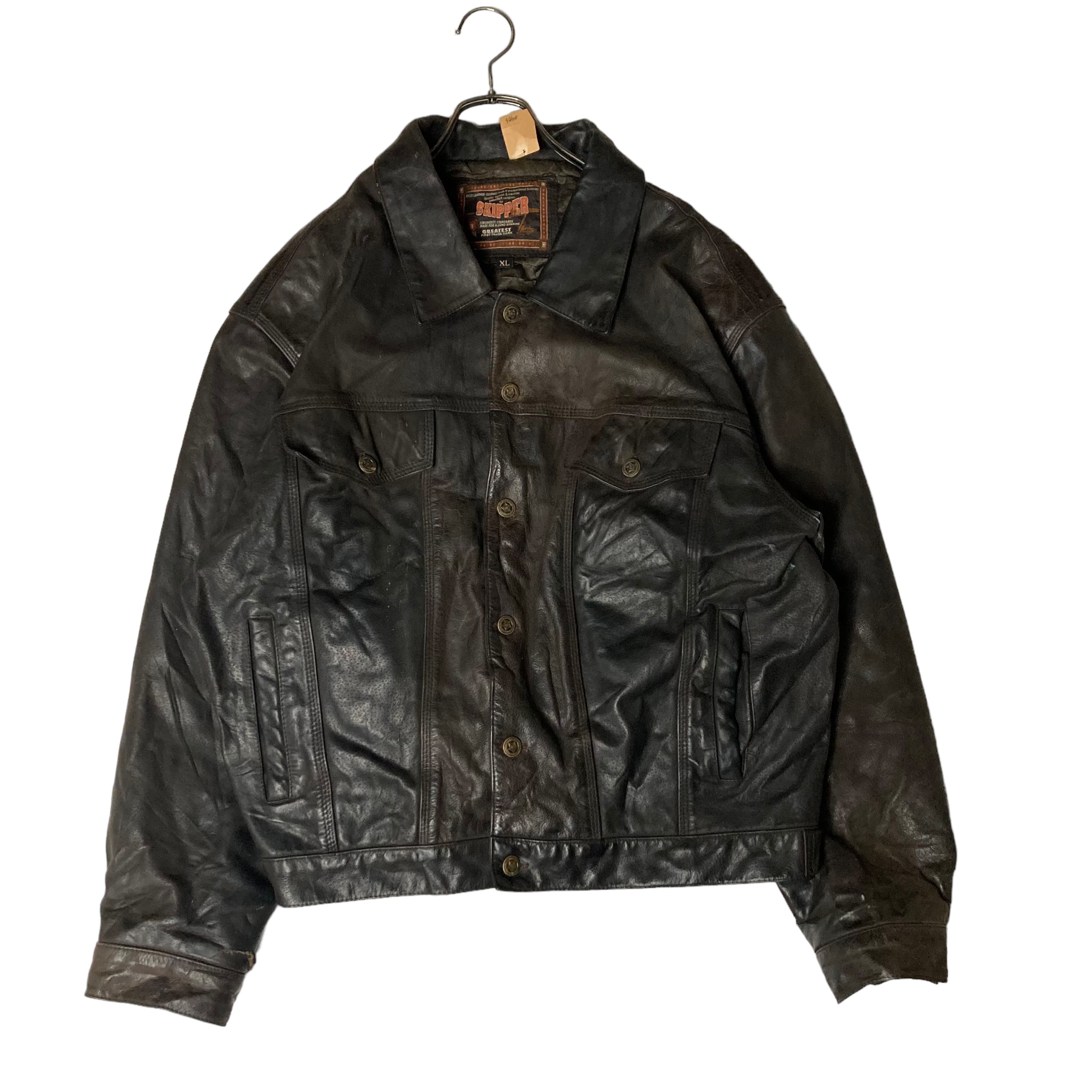 SKIPPER レザージャケット XL | 古着屋OLDGREEN