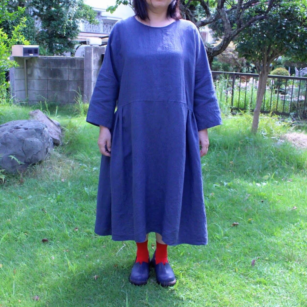 高級ブランド 受注製作 お色選択 リネンゆったりワンピース 他の Www Delifactordeals Com