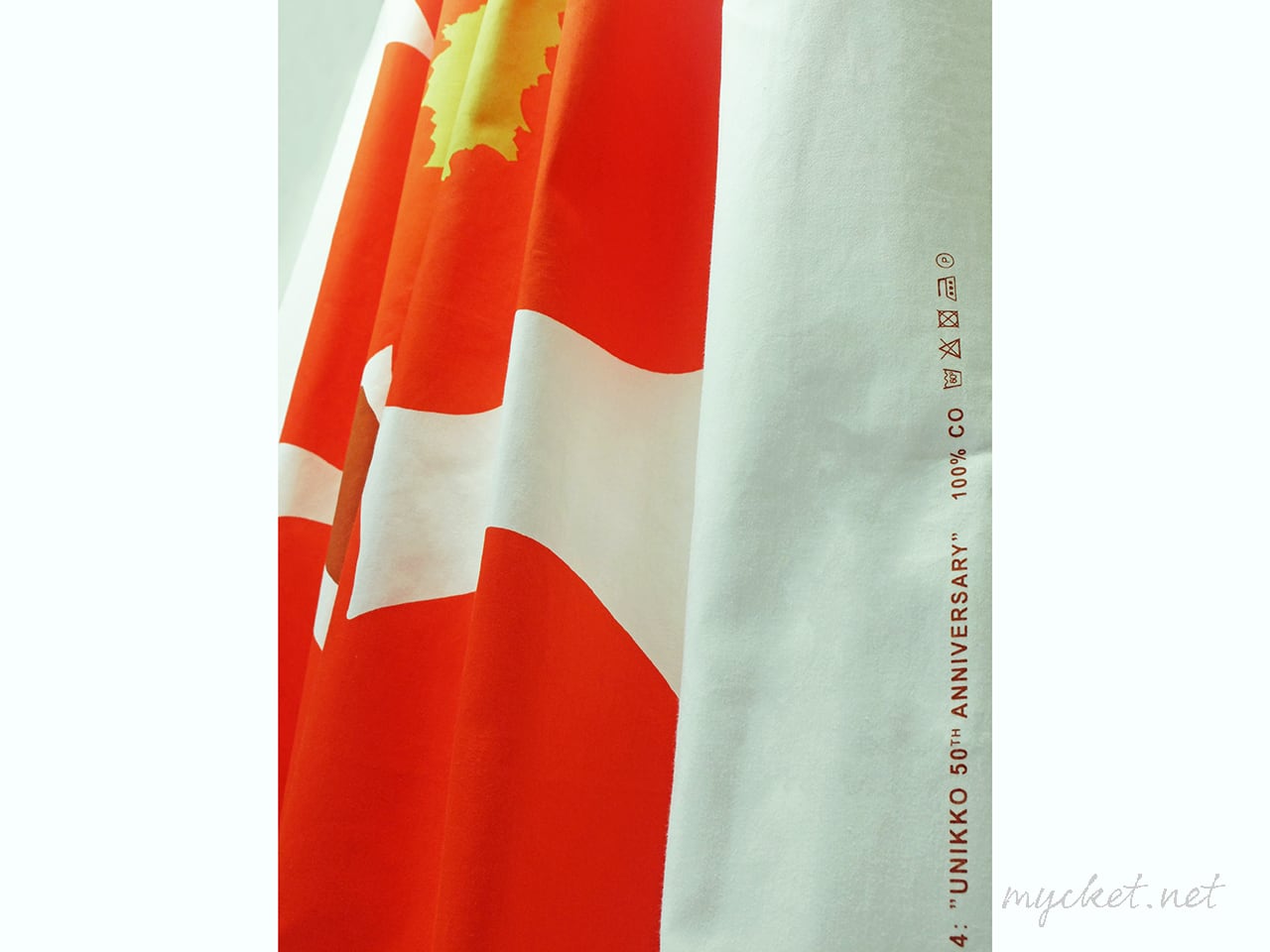 送料無料】marimekko「Unikko 50th Anniversary」ファブリック（未使用