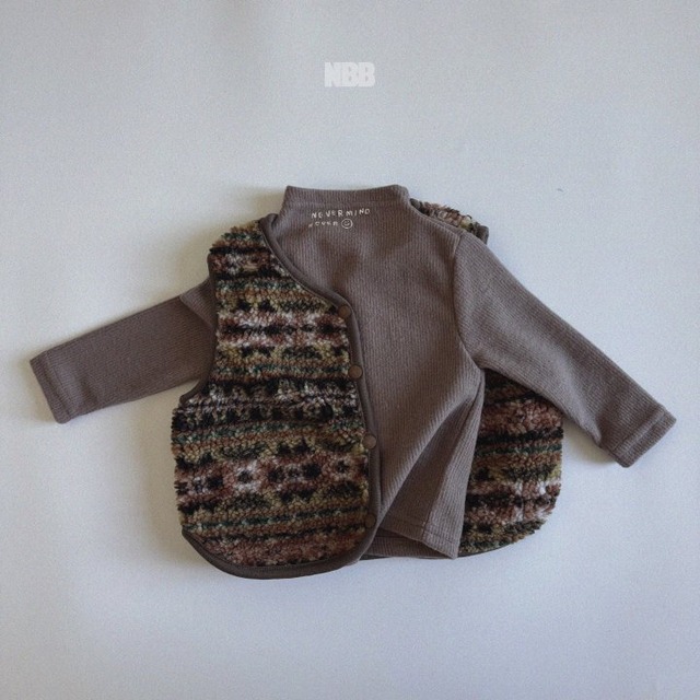 〚予約〛fuzzy vest <kids>