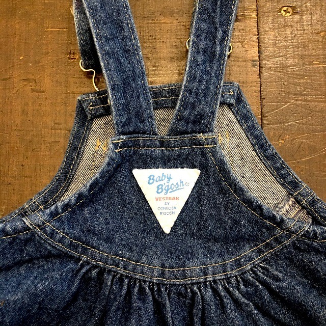 USED USA製 OSHKOSH ピンクタグ バルーンショートオーバーオール 24M 2 