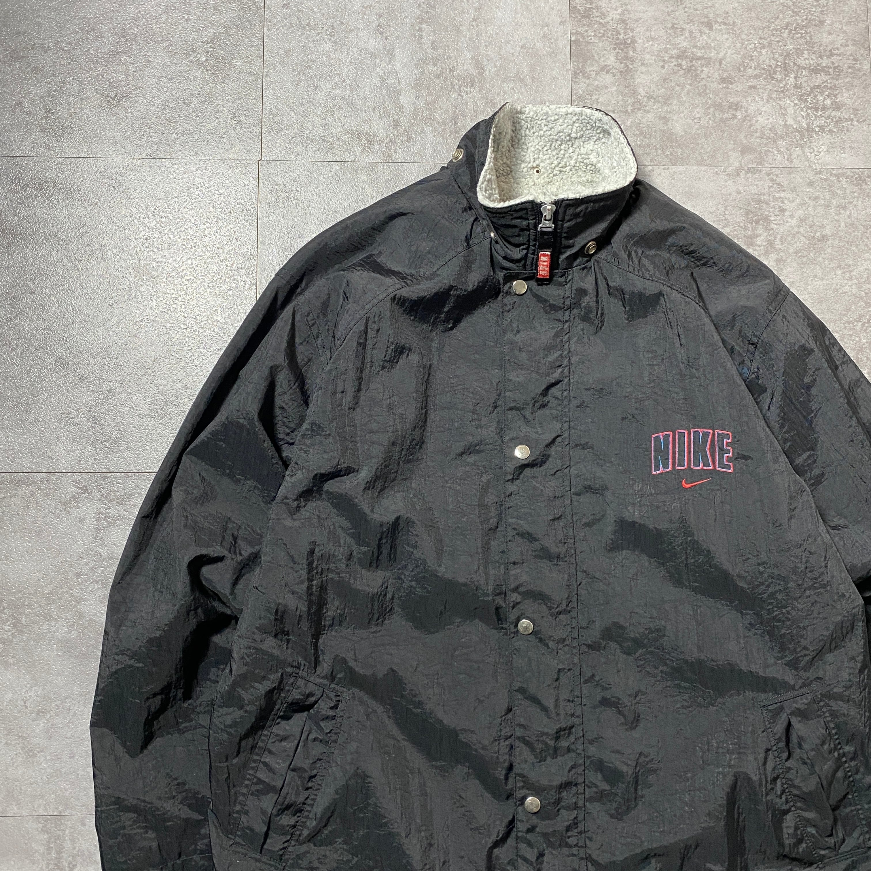 90's NIKE ナイキ スウォッシュ 刺繍ワンポイント インナーボア