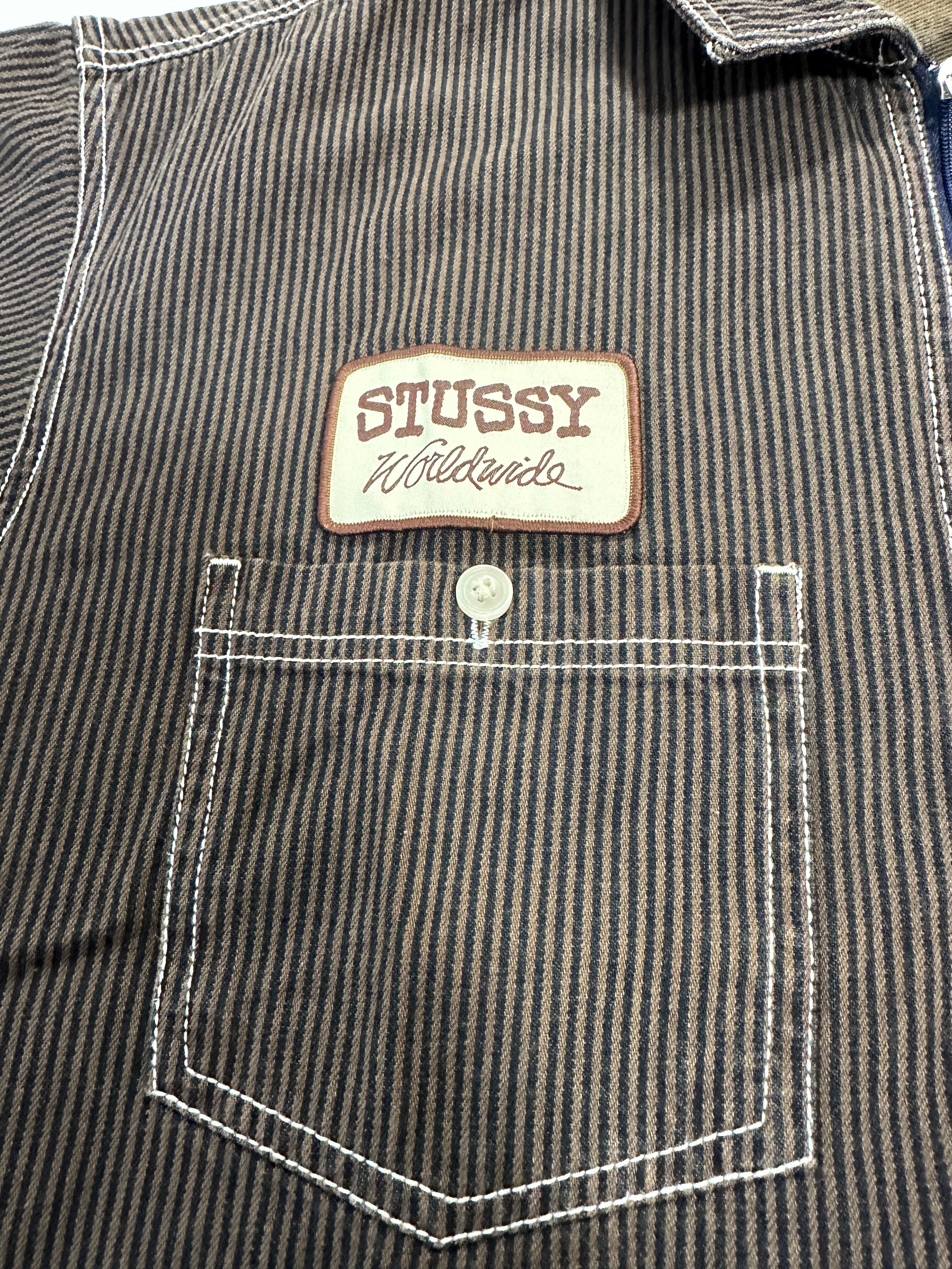 STUSSY BEN DAVIS HALF ZIP WORK SHIRTS MATSUYAMA LTD. BROWN.L STUSSY BEN DAVIS HALF ZIP WORK SHIRTS MATSUYAMA LTD. BROWN.L