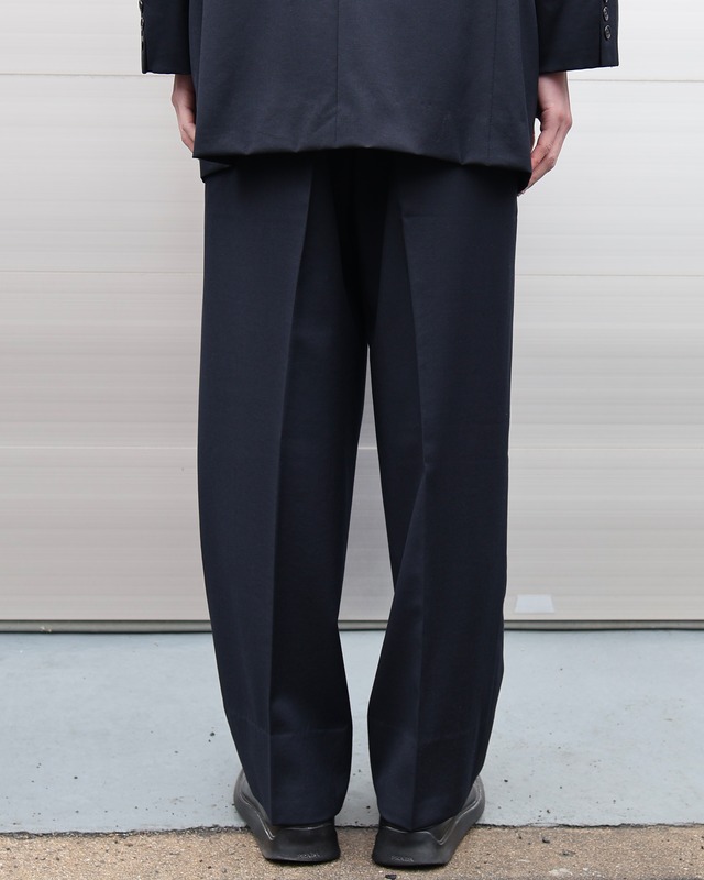 【GIORGIO ARMANI】2-pleat wide slacks <set-up>