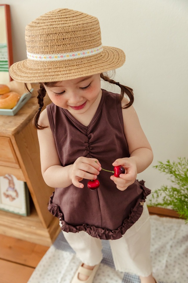 【取寄】milk powder｜chocolat tee｜ショコラT｜5-15｜kids&jr｜26 summer